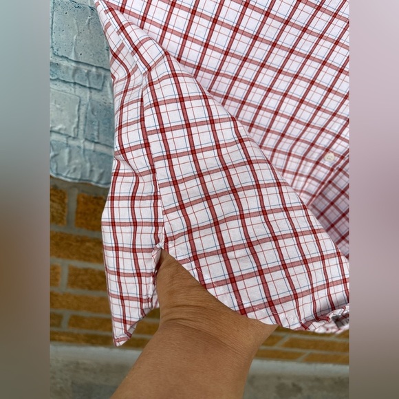 STATESIDE BUTTON DOWN PLAID DRESS  size medium - Picture 9 of 11